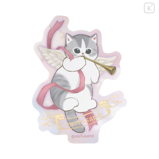 Japan Mofusand Smartphone Sticker - Cupid & Angel Cat Message Messenger of Love - 1