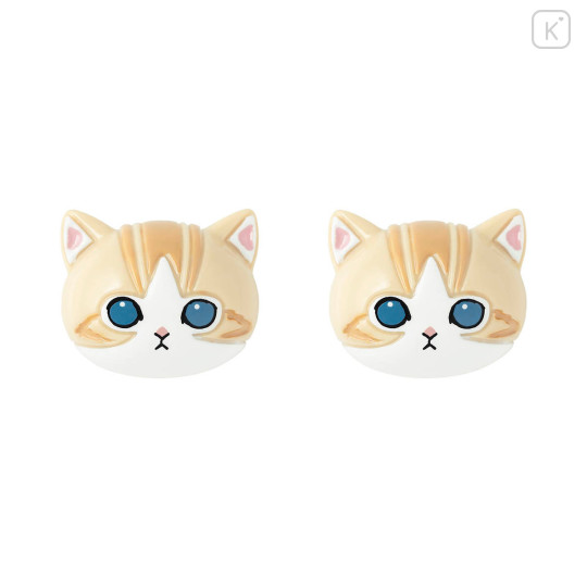 Japan Mofusand Earrings - Cat Orange Brown White - 1