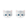 Japan Mofusand Earrings - Cat Grey - 5
