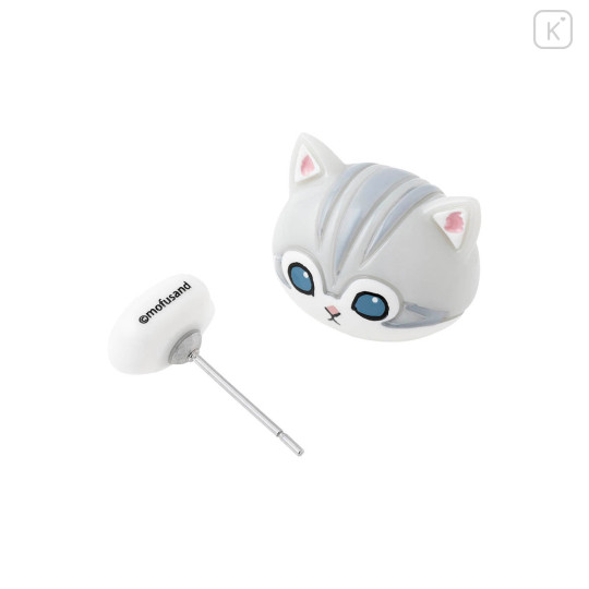 Japan Mofusand Earrings - Cat Grey - 7