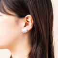 Japan Mofusand Earrings - Cat White - 2