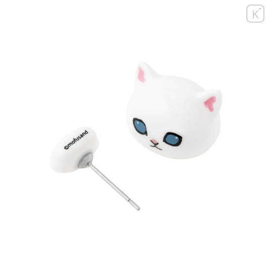 Japan Mofusand Earrings - Cat White - 7