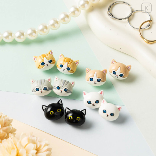 Japan Mofusand Earrings - Cat Black - 3