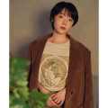 Japan Mofusand Art Nouveau T-shirt (M) - Flower Cat Ivy - 3