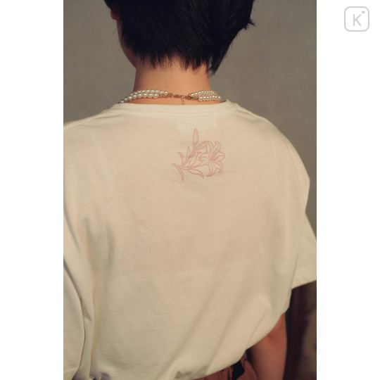 Japan Mofusand Art Nouveau T-shirt (XL) - Flower Cat Lily - 5