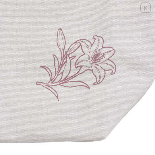 Japan Mofusand Tote Bag - Art Nouveau Flower Cat Lily - 7