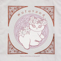 Japan Mofusand Tote Bag - Art Nouveau Flower Cat Lily - 8