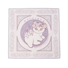 Japan Mofusand Square Scarf - Art Nouveau Flower Cat Lily