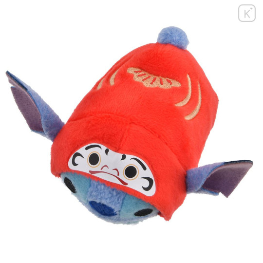 Japan Disney Store Tsum Tsum Mini Plush (S) - Stitch : Japanese New Year Daruma 2026 - 5