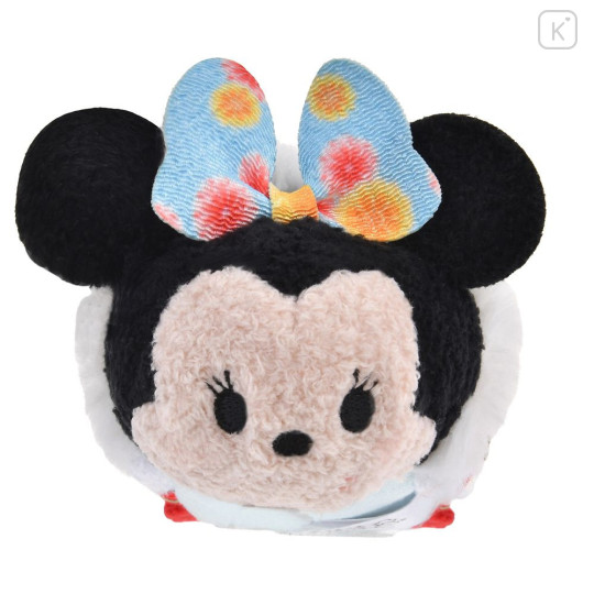 Japan Disney Store Tsum Tsum Mini Plush (S) - Minnie : Kimono Japanese New Year Shuttlecock 2026 - 2