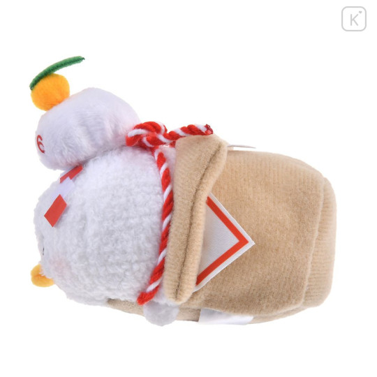 Japan Disney Store Tsum Tsum Mini Plush (S) - Donald : Japanese New Year 2026 Kagami Mochi Rice Cake - 3