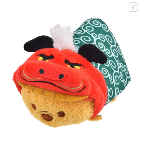 Japan Disney Store Tsum Tsum Mini Plush (S) - Pooh : Japanese New Year 2026 Lion Dance - 1