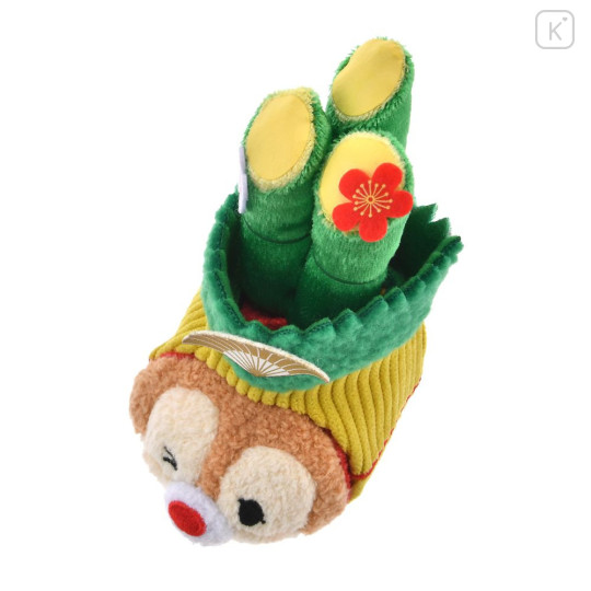 Japan Disney Store Tsum Tsum Mini Plush (S) - Dale : Japanese New Year 2026 Kadomatsu Gate Pine - 5