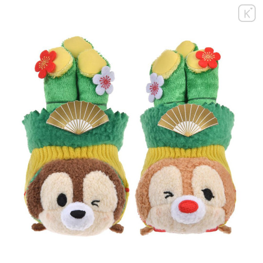 Japan Disney Store Tsum Tsum Mini Plush (S) - Dale : Japanese New Year 2026 Kadomatsu Gate Pine - 7