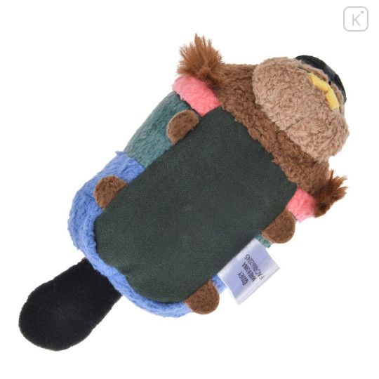 Japan Disney Store Tsum Tsum Mini Plush (S) - Zootopia 2 : Nibbles Maplestick Beaver Podcaster - 6