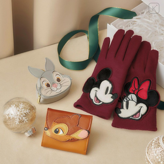 Japan Disney Store Trifold Wallet - Bambi : Face Holiday - 8