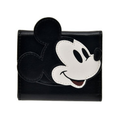 Japan Disney Store Trifold Wallet - Mickey : Face Holiday