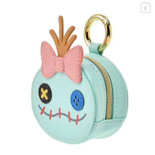Japan Disney Store Mini Accessory Pouch with Carabiner - Scrump : Face Holiday - 2