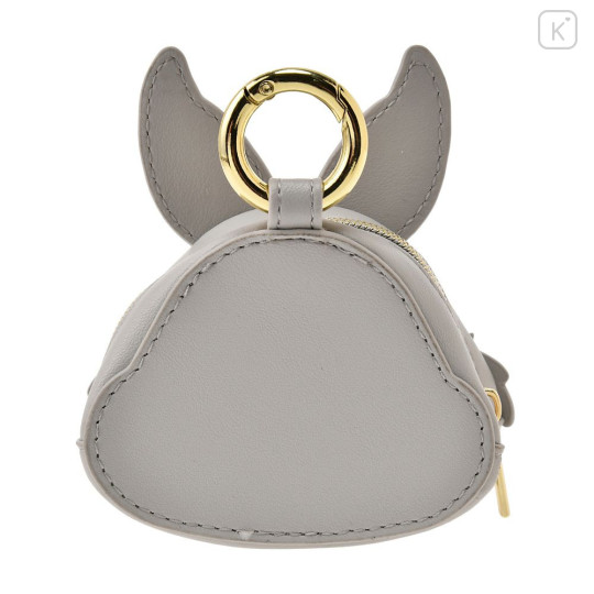 Japan Disney Store Mini Accessory Pouch with Carabiner - Bambi : Rabbit Thunder Face Holiday - 3