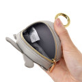 Japan Disney Store Mini Accessory Pouch with Carabiner - Bambi : Rabbit Thunder Face Holiday - 5