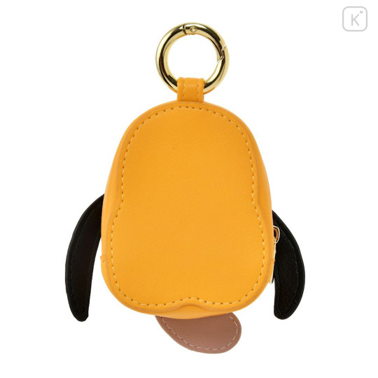 Japan Disney Store Mini Accessory Pouch with Carabiner - Pluto : Face Holiday - 3