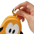 Japan Disney Store Mini Accessory Pouch with Carabiner - Pluto : Face Holiday - 4