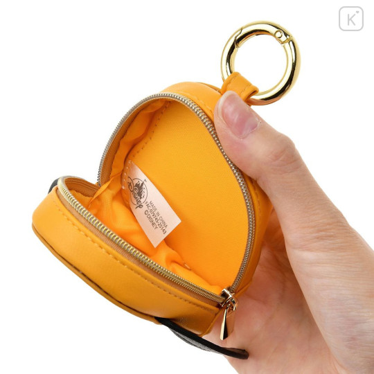Japan Disney Store Mini Accessory Pouch with Carabiner - Pluto : Face Holiday - 5