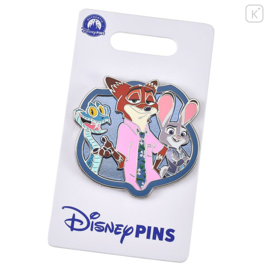 Japan Disney Store Pin Badge - Zootopia 2 Judy Hopps & Nick Wilde & Gary - 1