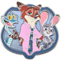 Japan Disney Store Pin Badge - Zootopia 2 Judy Hopps & Nick Wilde & Gary - 4
