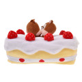 Japan Disney Store Tissue Box Cover Plush - Chip & Dale : Strawberry Cake - 6