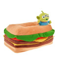 Japan Disney Store Tissue Box Cover Plush - Toy Story Little Green Men Aliens : Hamburger - 3