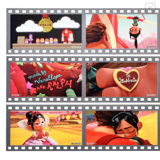 Japan Disney Store Die-cut Sticker Collection - Sugar Rush : Final Frame Style - 3