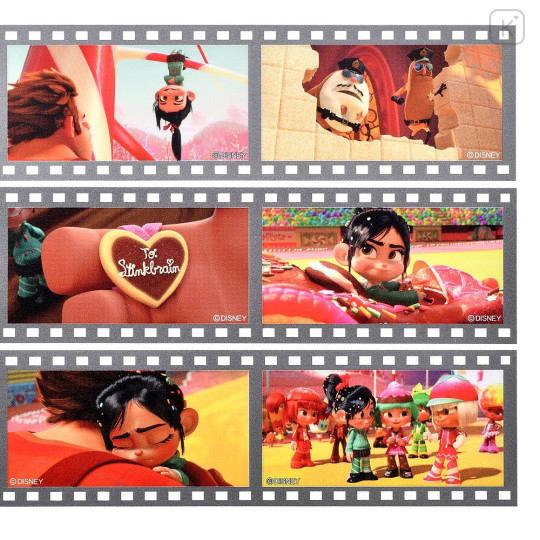Japan Disney Store Die-cut Sticker Collection - Sugar Rush : Final Frame Style - 4