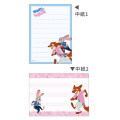 Japan Disney Mini Notepad - Zootopia 2 : Blue - 2