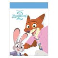 Japan Disney Mini Notepad - Zootopia 2 : White - 1