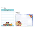 Japan Sanrio Mini Notepad - Hello Kitty : Tan Swimsuit Party Ocean - 2