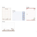Japan Peanuts A6 Notepad - Snoopy & Woodstock : Light Brown Check - 2