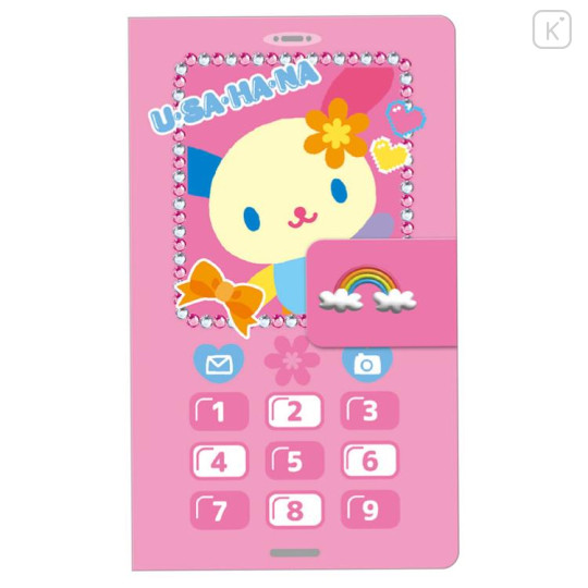 Japan Sanrio Memo Pad - Usahana : Flip Phone Style - 1
