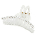 Japan Miffy Hair Claw Clip - Miffy : Pearl Tweed White - 2