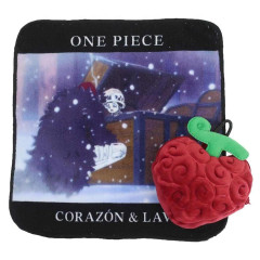 Japan One Piece Mini Towel Handkerchief & Pouch Set - Law Devil Fruit : Ope Ope no Mi