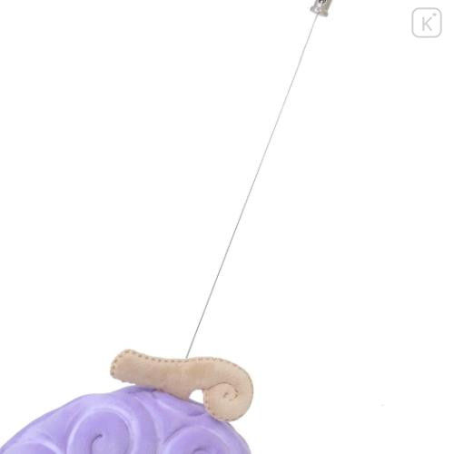 Japan One Piece Mini Towel Handkerchief & Pass Case with Reel Set - Luffy Devil Fruit : Gomu Gomu no Mi - 5