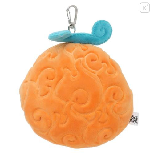 Japan One Piece Mini Towel Handkerchief & Pass Case with Reel Set - Ace Devil Fruit : Mera Mera no Mi - 4
