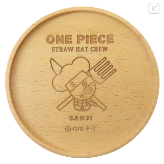 Japan One Piece Wooden Coaster - Sanji Straw Hat Crew - 1