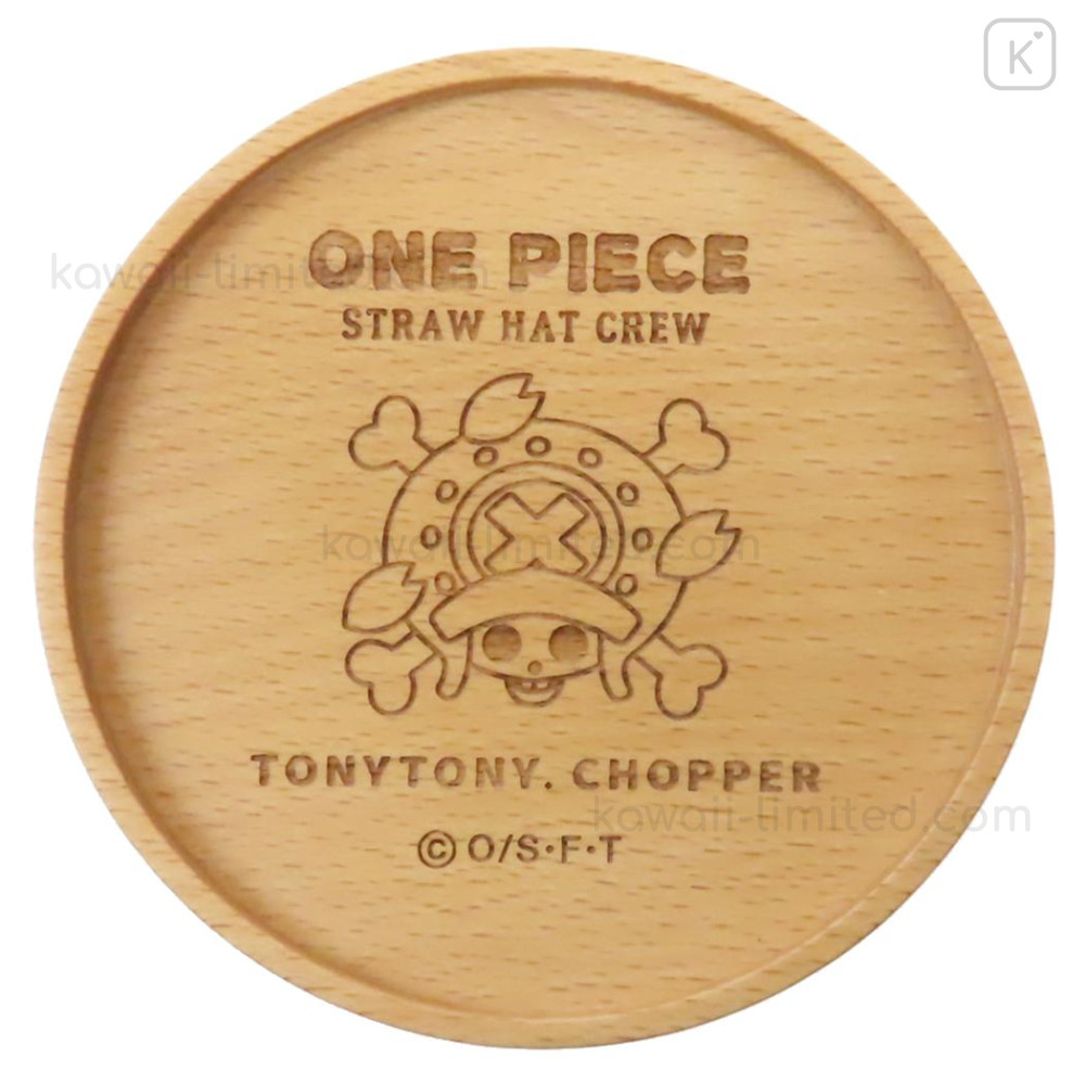 Japan One Piece Wooden Coaster - Chopper Straw Hat Crew | Kawaii
