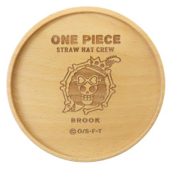 Japan One Piece Wooden Coaster - Brook Straw Hat Crew