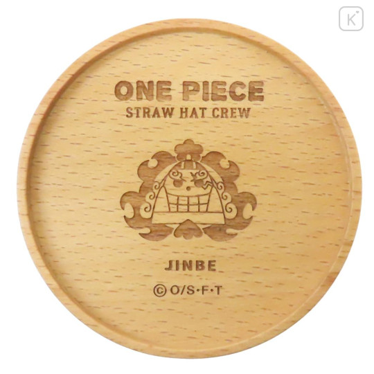Japan One Piece Wooden Coaster - Jinbe Straw Hat Crew - 1