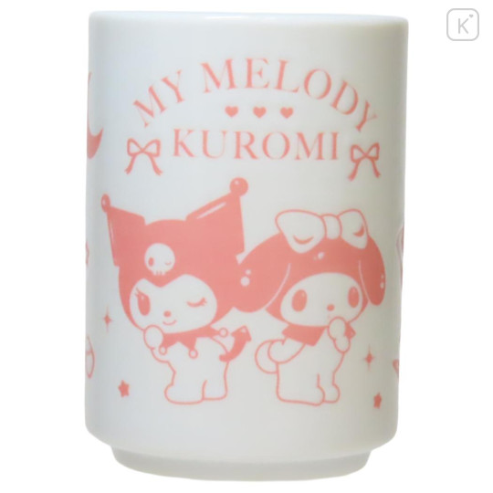 Japan Sanrio Japanese Tea Cup - Kuromi & My Melody : Pastel Dreamland - 1