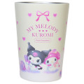 Japan Sanrio Insulated Stainless Steel Tumbler Cup - Kuromi & My Melody : Pastel Dreamland - 1