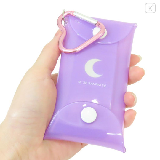 Japan Sanrio Clear Multi Case (S) - Kuromi & My Melody : Pastel Dreamland Kiss - 2