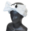 Japan Peanuts Hair Band with Ribbon - Snoopy : Joe Cool Mascot Grey - 4
